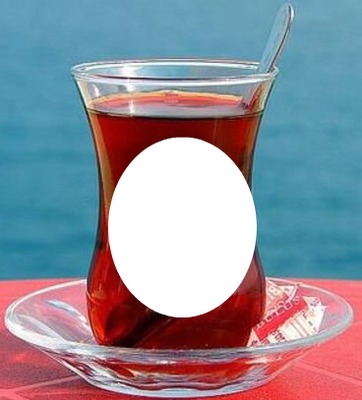 Çay Bardağı Photo frame effect