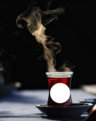 Çay bardağı Фотомонтажа