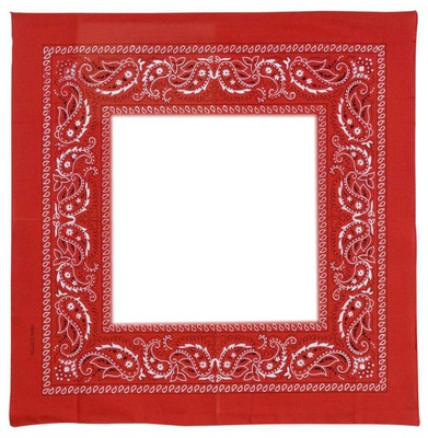 foulard rouge Fotomontaż