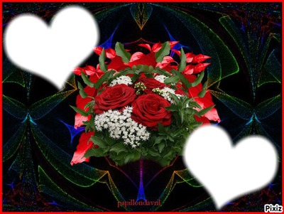 *bouquet floral* Fotomontaggio