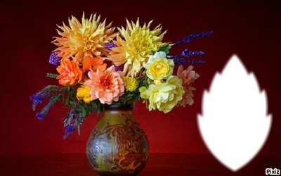 Bouquet rustique Photomontage