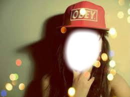 Casquette Obey Photomontage