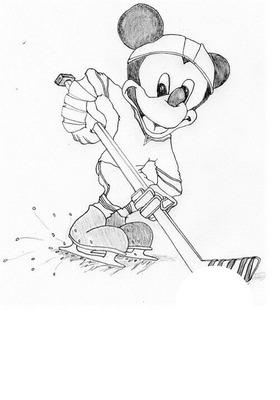 Eishockey Manga Фотомонтаж