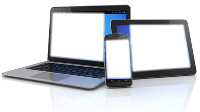 iphone tablet notbook Montaje fotografico