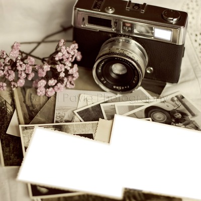 appareil photo vintage フォトモンタージュ