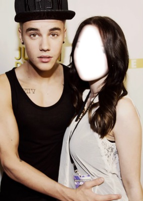 Justin Bieber and you Fotomontaż