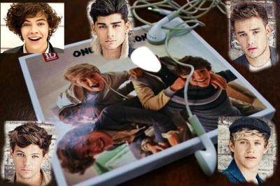 One Direction Fotomontaggio