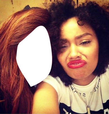 With Leigh-Anne Pinnock Montage photo