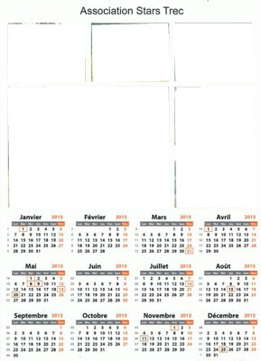 calendario Fotomontaža
