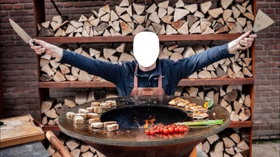 barbecue Фотомонтажа