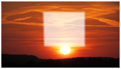 sunset 45 Photomontage