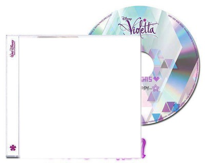 cd de violetta con tu cara Montaje fotografico