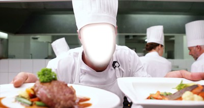 chef cuisinier Fotomontažas