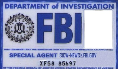 Agent FBI Fotomontaggio