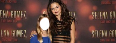 Avec Selena Gomez Photo frame effect