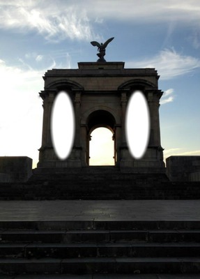 monument Constantine Photo frame effect