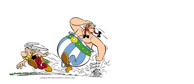 asterix & obelix Fotomontagem