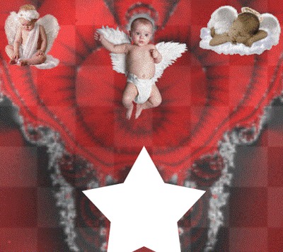 bébé ange Fotomontáž