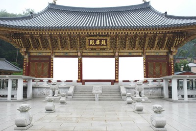 temple chinois Фотомонтажа
