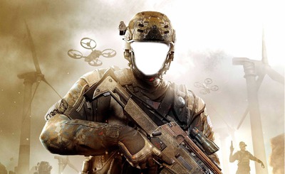 call of duty ghost Photo frame effect