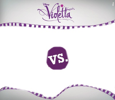 vs de violetta Фотомонтаж