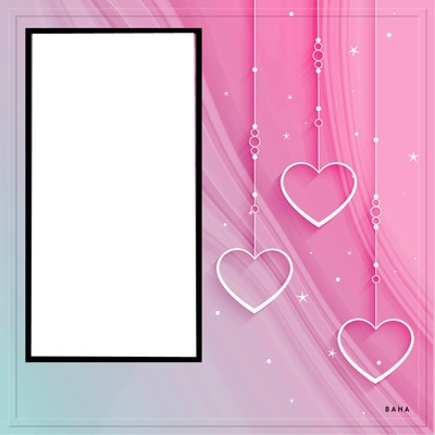 LOVE YOU Photo frame effect