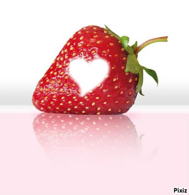 Ma fraise :D Photo frame effect