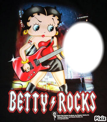 betty rock Fotomontage