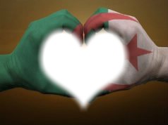 love Algérie Fotomontagem