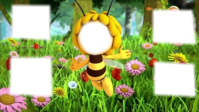 maya l abeille Fotomontage