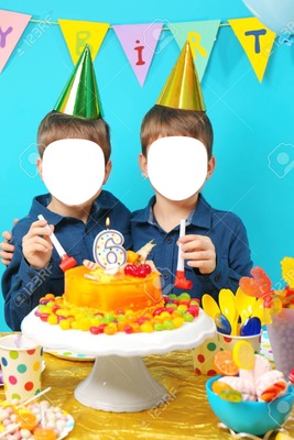 cumpleaños dos Fotomontáž