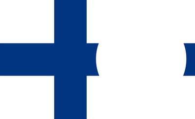 Finland flag Fotomontage