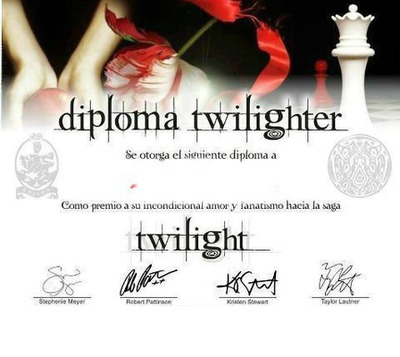 Diploma Twilighter Фотомонтажа