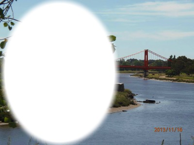 Rio Quequen Photo frame effect