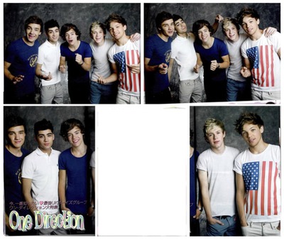 one direction style Photo frame effect