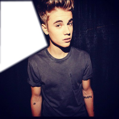 J.Bieber Fotomontaggio