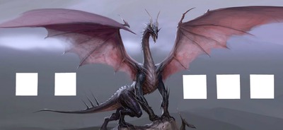 arbol genealogico dragon Montaje fotografico