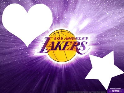 lakers for ever Photo frame effect