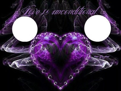 2 pixs heart purple-hdh 1 Montage photo