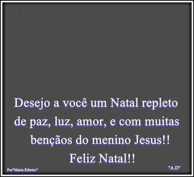 Feliz Natal! By"Maria Ribeiro" Φωτομοντάζ
