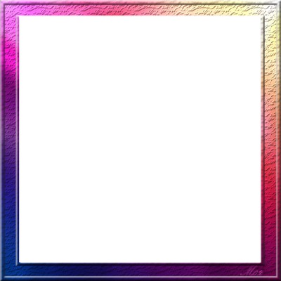 cadre carré multicolore Photo frame effect