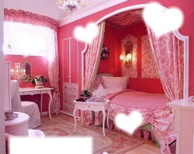 O quarto dos sonhos de todas as meninas Fotomontažas