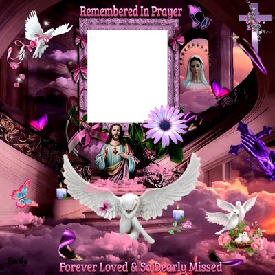remembered in prayer Photomontage