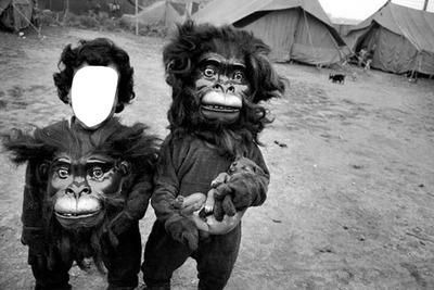 monkey Photomontage
