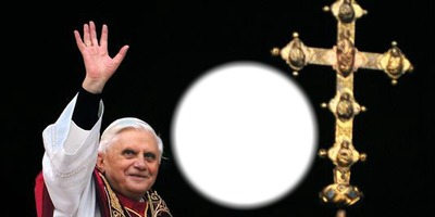 Le pape et moi Fotomontaža