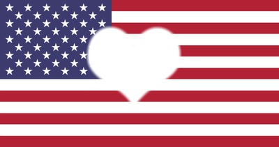 Bandeira dos estados Unidos Fotomontáž