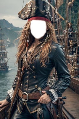 Femme Pirate Fotomontaggio
