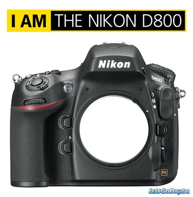 Nikon D800 Photo frame effect
