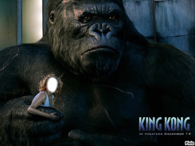 king kong フォトモンタージュ