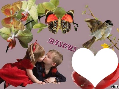 bisous Photomontage